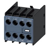 SIEMENS Blok pomocných kontaktů 1 NO + 3 NC proudové dráhy: 1 NC, 1 NC, 1 NO pro pomocné / motorové stykač S00/S0