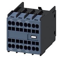 SIEMENS Blok pomocných kontaktů 2 NO + 1 NC proudové dráhy: 1 NC, 1 NO pro pomocné / motorové stykač S00/S0