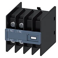 SIEMENS Blok pomocných kontaktů, 2 NC, proudová dráha 1 NC, 1 NC, pro pomocné a motorové stykač