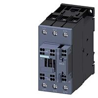 SIEMENS Stykač AC-3, 40A/18,5kW/400V, 3pólový, AC 110V/50Hz 120V/60Hz 1 NO + 1 NC, šroubová/pružinová svorka